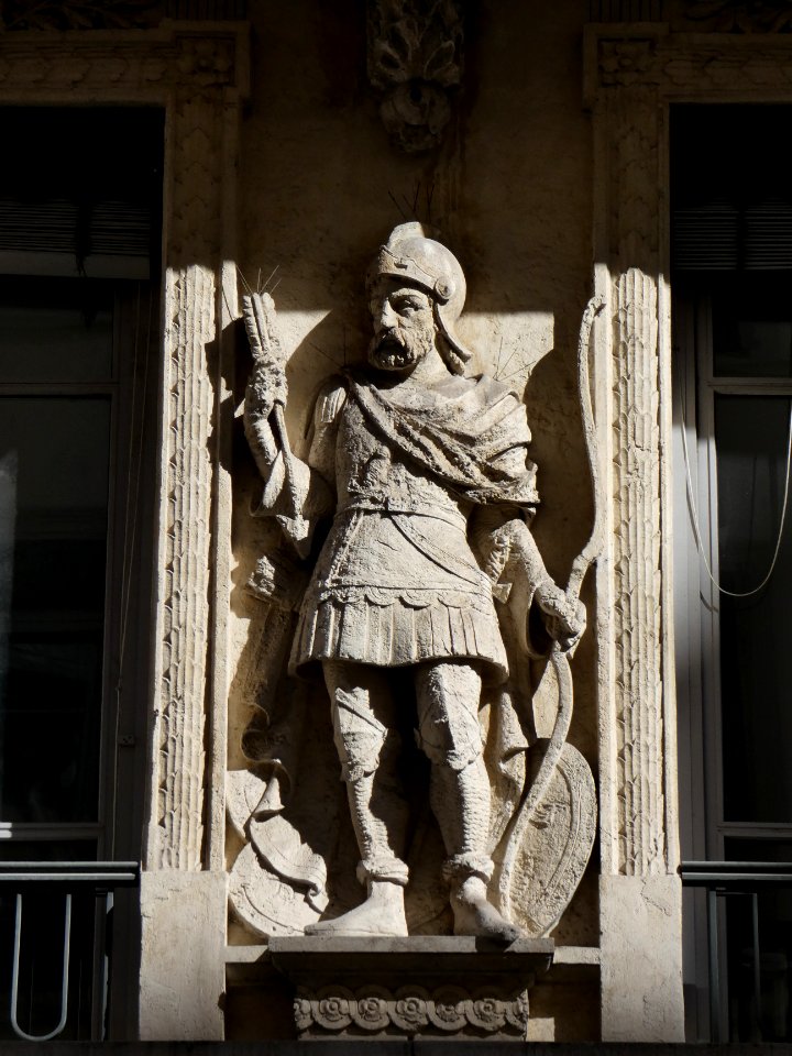 Lyon 2e - Rue des Archers - Immeuble au numéro 15 - Archer central
