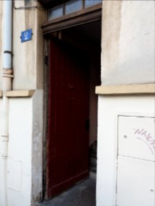 Lyon 4e - Rue Jean Jullien, porte au numéro 2