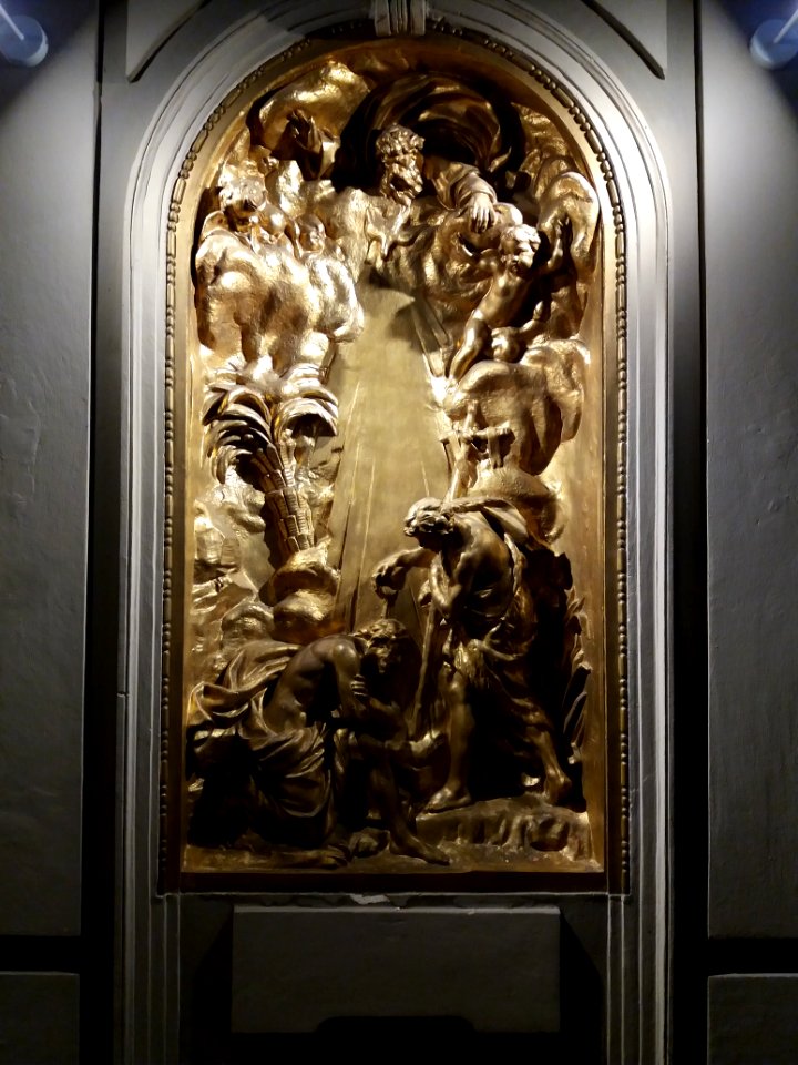Lyon 4e - Rue Jacques-Louis Hénon - Église Saint-Denis, tableau doré
