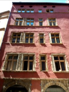 Lyon 2e - Rue de la Monnaie - Façade de l'immeuble au numéro 12
