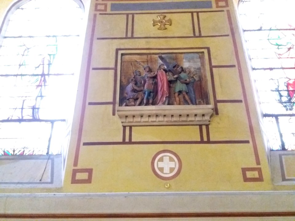 Lyon 4e - Rue Jacques-Louis Hénon - Église Saint-Denis, station du chemin de croix, numéro 2