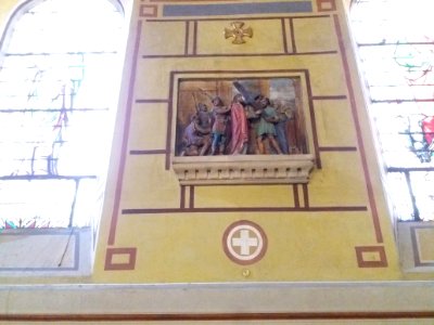 Lyon 4e - Rue Jacques-Louis Hénon - Église Saint-Denis, station du chemin de croix, numéro 2