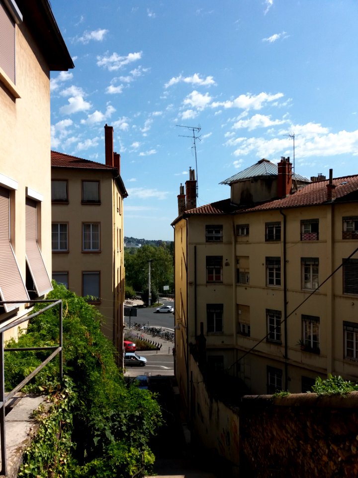 Lyon 4e - Rue Joséphin Soulary, vers le nord-est, depuis la rue Mascrany