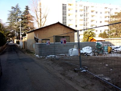 Lyon 4e - Rue Jean Revel - Chantier