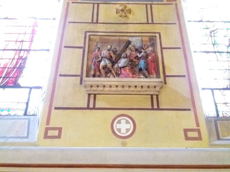 Lyon 4e - Rue Jacques-Louis Hénon - Église Saint-Denis, station du chemin de croix, numéro 3
