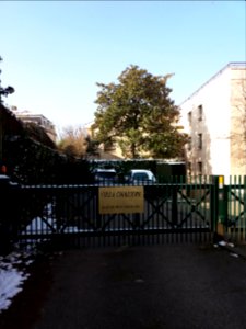Lyon 4e - Rue Pernon - Portail Villa Chazière aux numéros 15-17-19