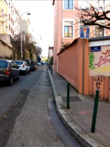 Lyon 4e - Rue Philippeville, depuis la rue de la Fontaine