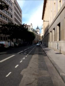 Lyon 2e - Rue Charles Biennier, vers l'ouest
