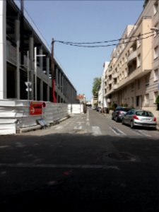 Lyon 2e - Rue Claudius Collonge, depuis la rue Bichat