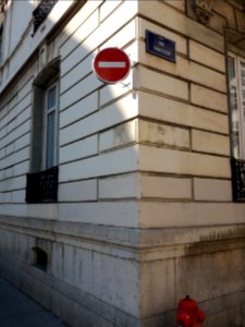Lyon 2e - Rue de Condé, plaque manquante à l'angle avec la rue Vaubecour