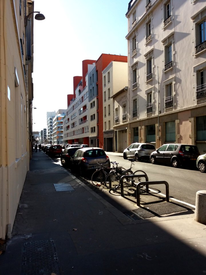 Lyon 2e - Rue Denuzière, vue depuis le cours Suchet