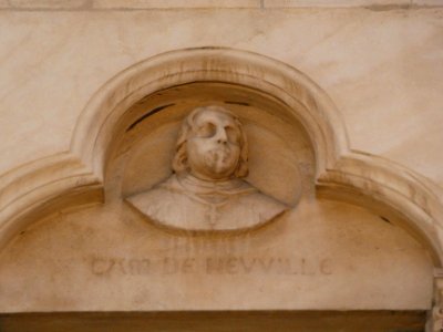 Lyon 2e - Rue de l'Abbaye d'Ainay - Hôtel de l'Abbaye - Bas-relief de Cam de Neuville