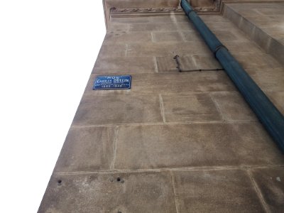 Lyon 2e - Rue Charles Dullin, plaque