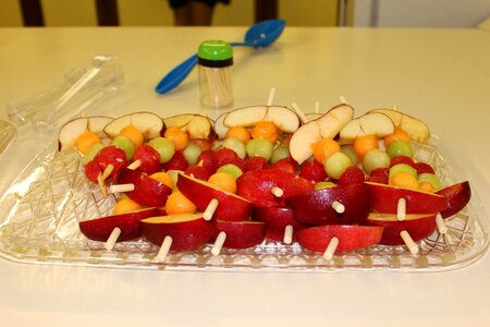 Fruit kabobs wedding