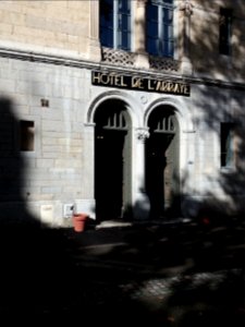 Lyon 2e - Rue de l'Abbaye d'Ainay, hôtel de l'Abbaye, entrée