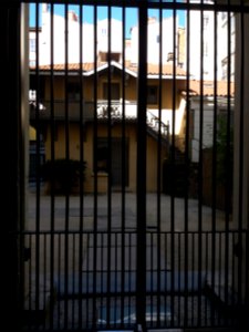 Lyon 2e - Place Gailleton - Espace Gailleton - Petite maison derrière la grille