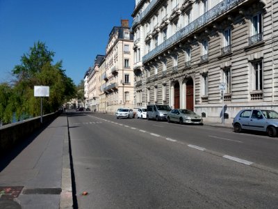 Lyon 2e - Quai Maréchal Joffre, côté nord (2)