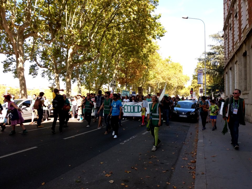 Lyon 3e - Quai Victor Augagneur, marche pour le climat (septembre 2019) (03)