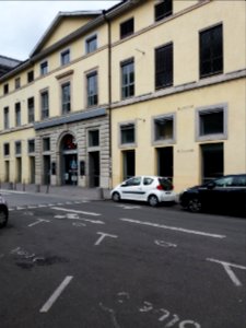 Lyon 2e - Place Carnot, façade de la caserne Bissuel (1)