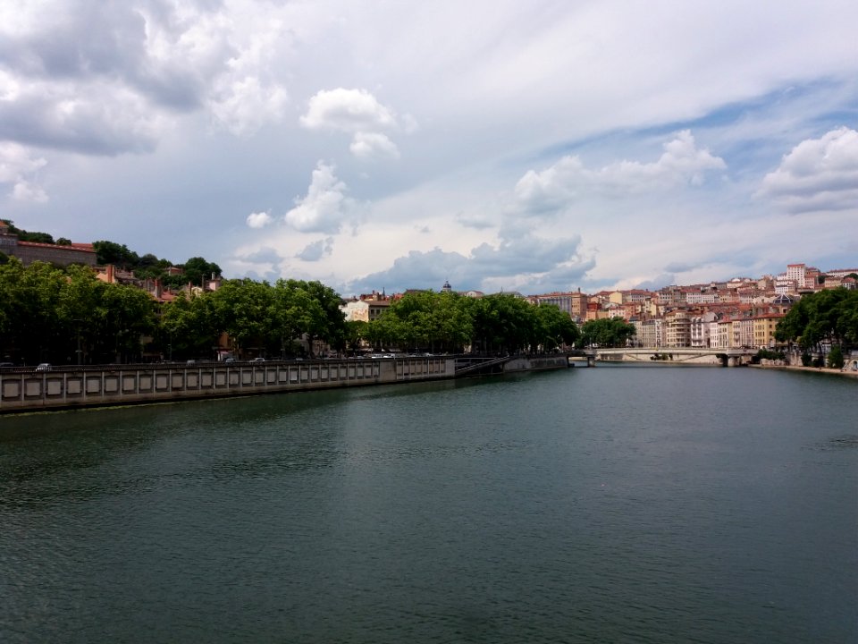 Lyon 2e - Pont Maréchal Juin, vers le nord