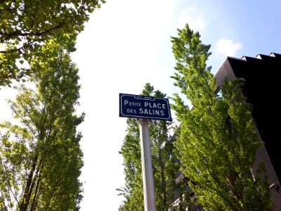 Lyon 2e - Petite place des Salins, plaque