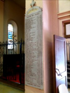 Lyon 4e - Église Saint-Eucher, monument aux morts 14-18