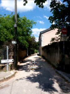 Lyon 4e - Impasse Chazière, depuis la rue Chazière