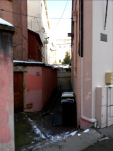 Lyon 4e - Impasse Berger - Depuis de boulevard de la Croix-Rousse
