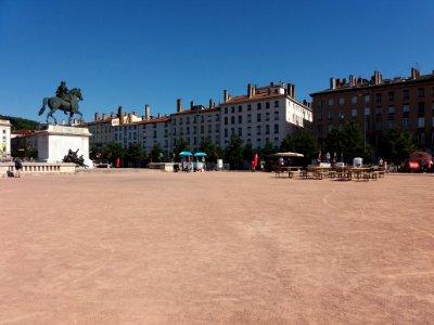 Lyon 2e - Place Bellecour, Convergence Vélo, vue d'ensemble (3)
