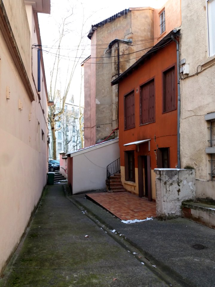 Lyon 4e - Impasse Berger - En allant vers le boulevard de la Croix-Rousse
