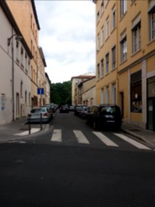 Lyon 4e - Impasse Gord, depuis la rue Denfert-Rochereau