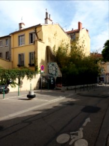 Lyon 4e - Rue Rosset, immeubles à l'angle de la Grande rue de la Croix-Rousse