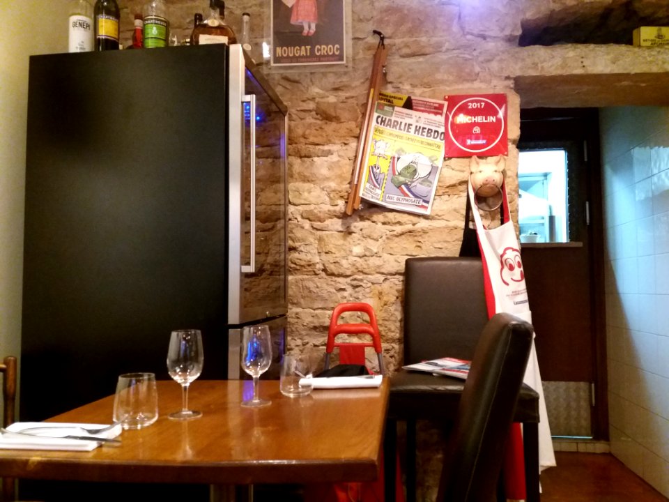 Lyon 4e - Bistrot des Voraces, décor intérieur