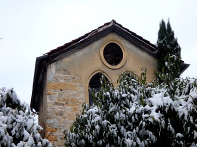 Lyon 5e - Chemin de Montauban - Ancienne chapelle reconvertie en maison (2)