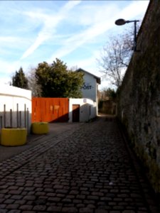 Lyon 5e - Chemin de Montauban, portail de l'école Sainte-Marie