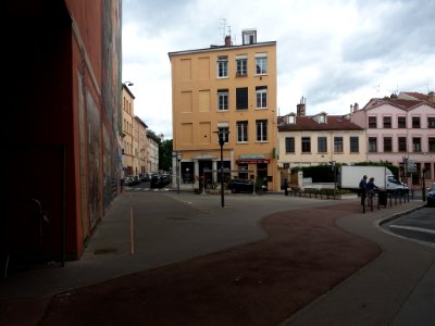 Lyon 4e - Espace Guignol, depuis le boulevard des Canuts