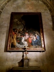 Lyon 5e - Cathédrale Saint-Jean de Lyon - Tableau Adoration des Mages, de Houyez