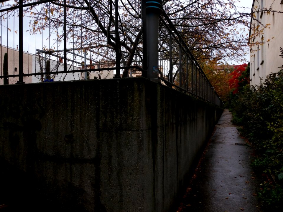 Lyon 4e - Clos Carret, accès depuis la rue Calas