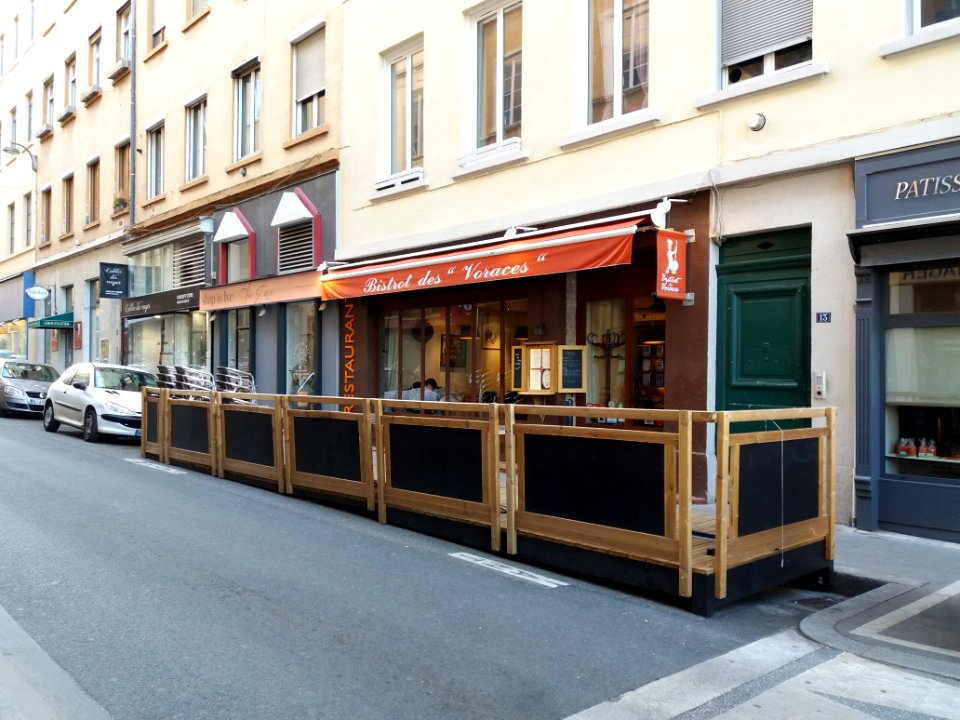 Lyon 4e - Bistrot des Voraces, devanture