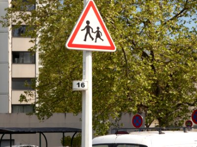 Lyon 4e - Rue Bouchon (ou rue Pernon) - Panneau avec indication du numéro 16