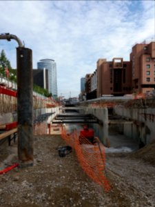 Lyon 3e - Visite du chantier du tunnel Vivier Merle (E)