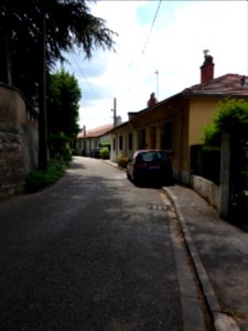 Lyon 4e - Chemin Vert, le long du parc Chazière