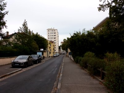 Lyon 3e - Rue Viala, vers le sud, depuis l'avenue Lacassagne