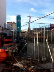 Lyon 4e - Rue Aimé Boussange, chantier (1)