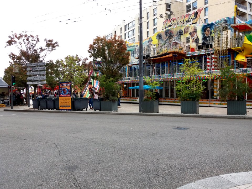 Lyon 4e - Boulevard de la Croix-Rousse, vogue des marrons 2019