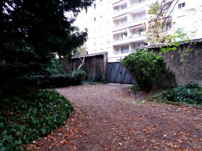 Lyon 3e - Rue Professeur Paul Sisley - Villa Monoyer - Portail donnant sur la rue Saint Maximin