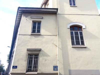 Lyon 3e - Rue Vendôme - Lycée Ampère-Saxe à l'intersection avec la rue Fuzier