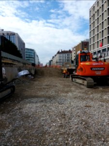 Lyon 3e - Visite du chantier du tunnel Vivier Merle (B)