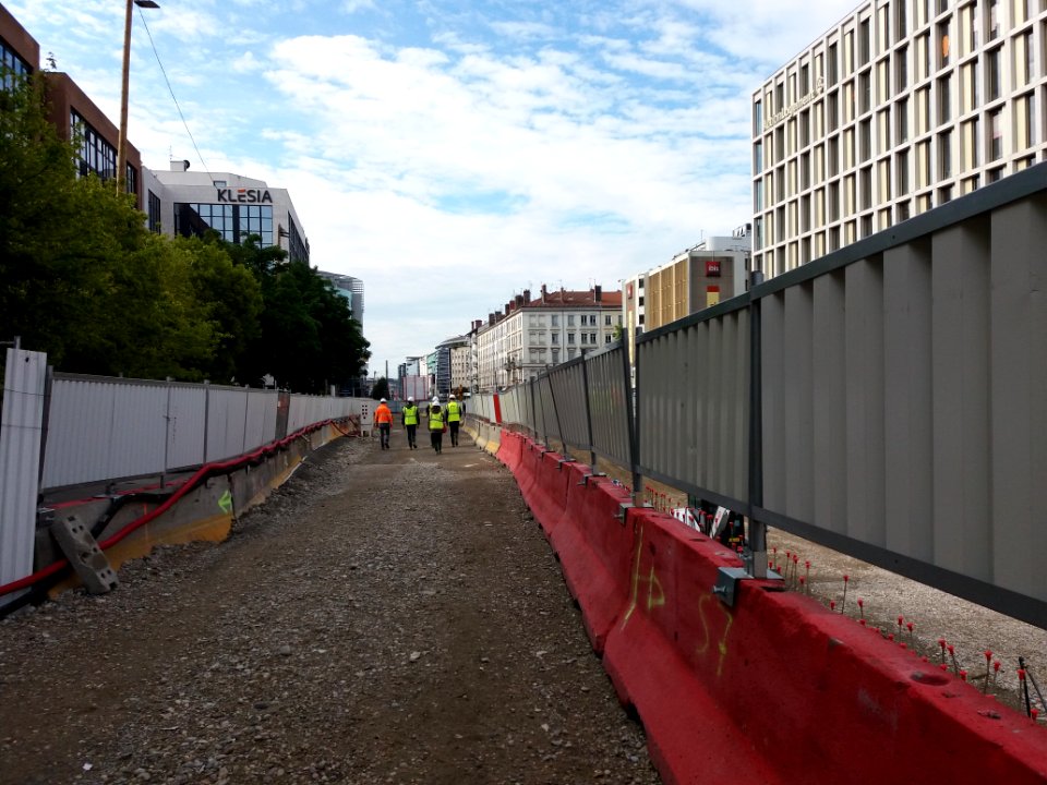 Lyon 3e - Visite du chantier du tunnel Vivier Merle (6)
