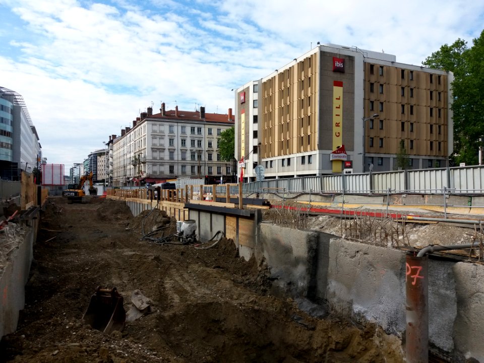 Lyon 3e - Visite du chantier du tunnel Vivier Merle (7)